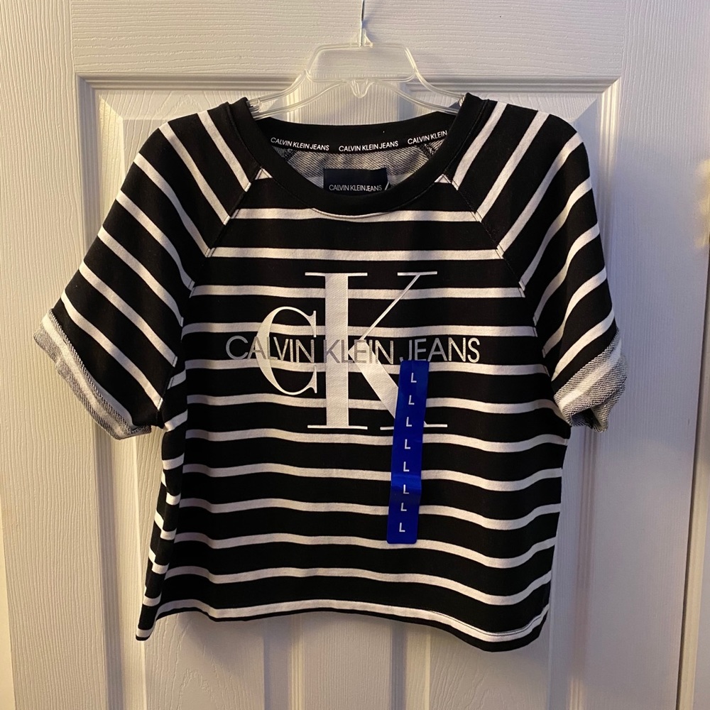 Calvin Klein Jeans Women's French Terry Crop Top